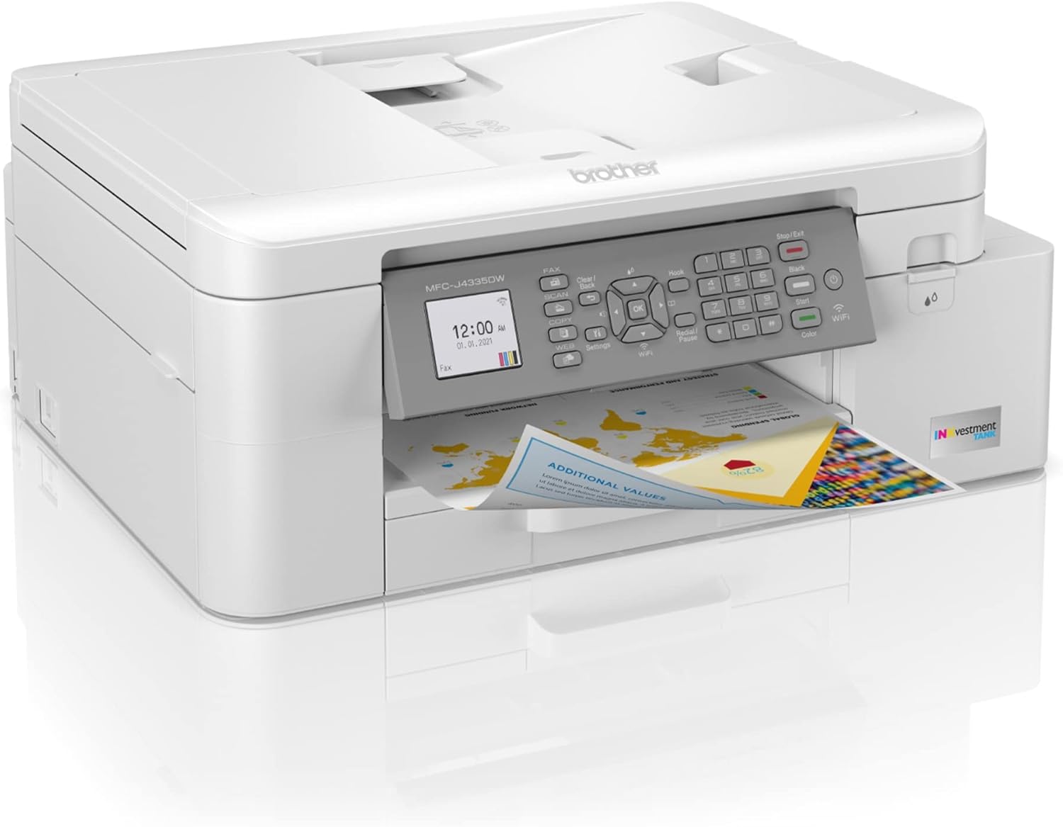 Brother MFC-J4335DW INKvestment Tank All-in-One Printer with Duplex and Wireless Printing Plus Up to 1-Year of Ink in-Box, Works with Alexa - Image 5