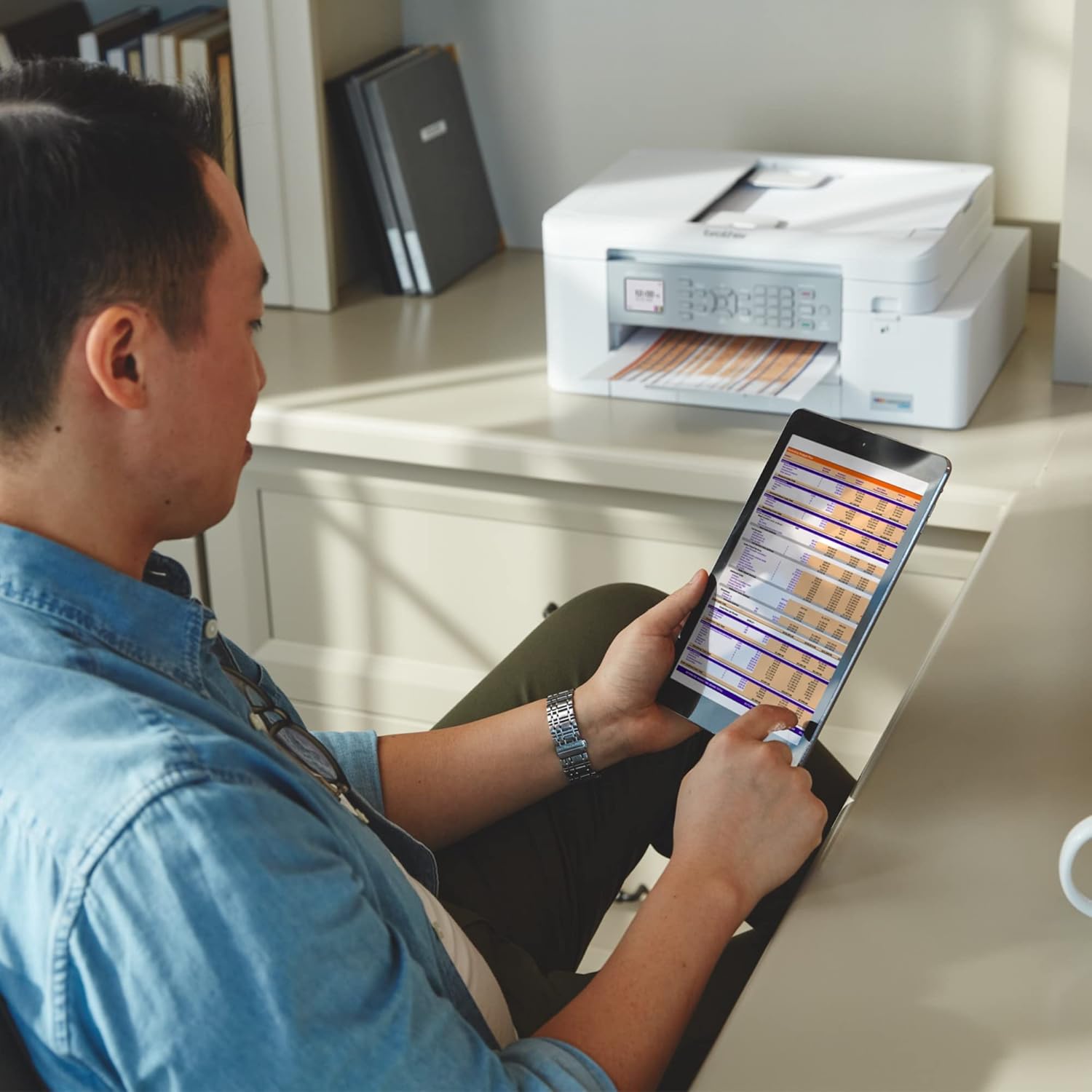 Brother MFC-J4335DW INKvestment Tank All-in-One Printer with Duplex and Wireless Printing Plus Up to 1-Year of Ink in-Box, Works with Alexa - Image 8